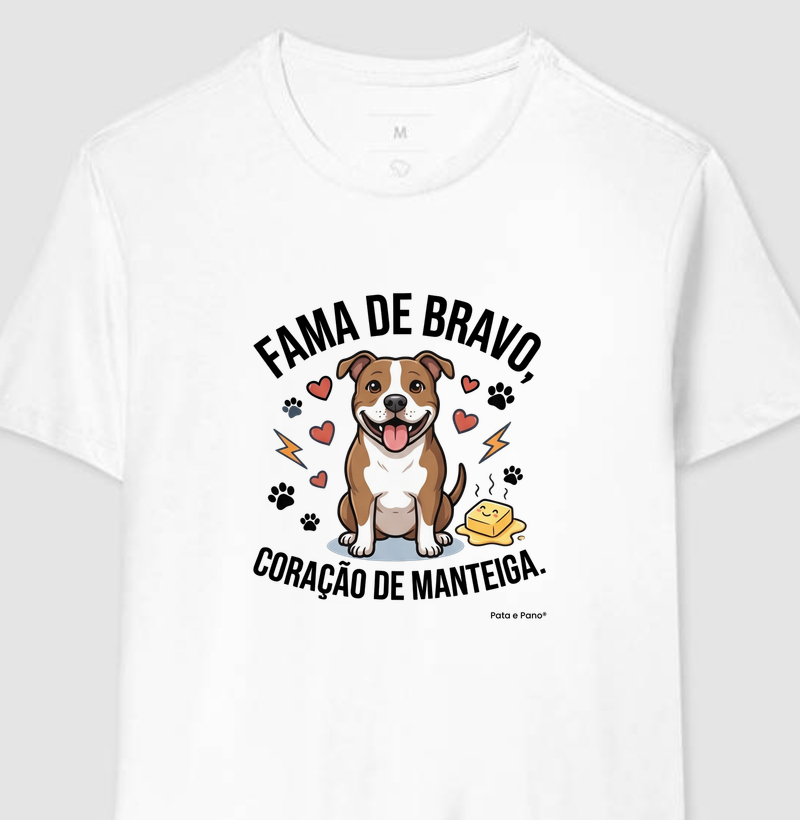 CAMISETA PITBULL FAMA DE BRAVO