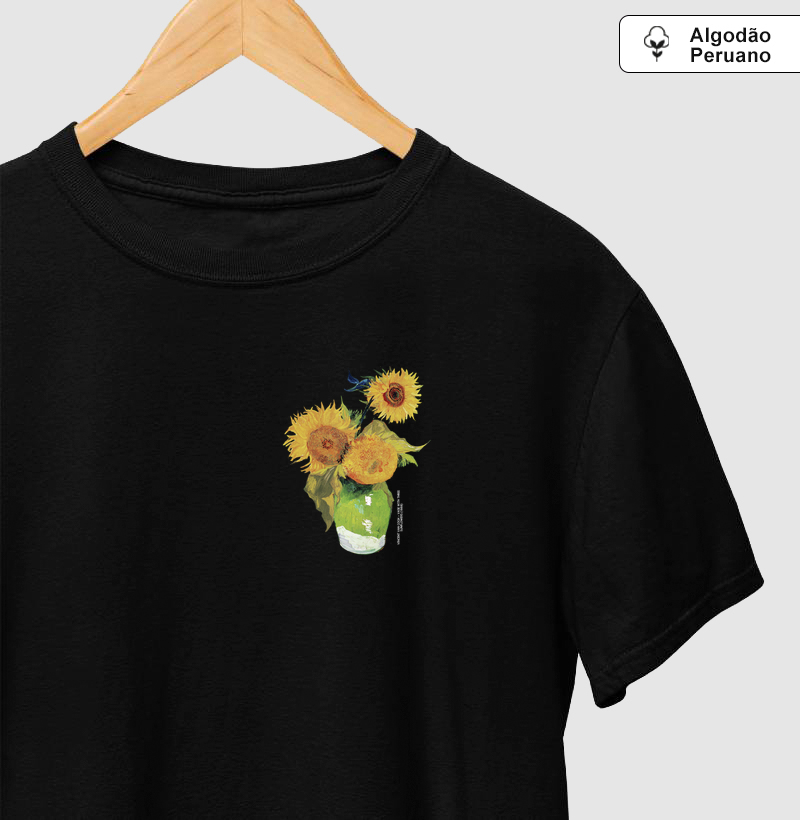 Vase With Three Sunflowers - Van Gogh (Minimalista)