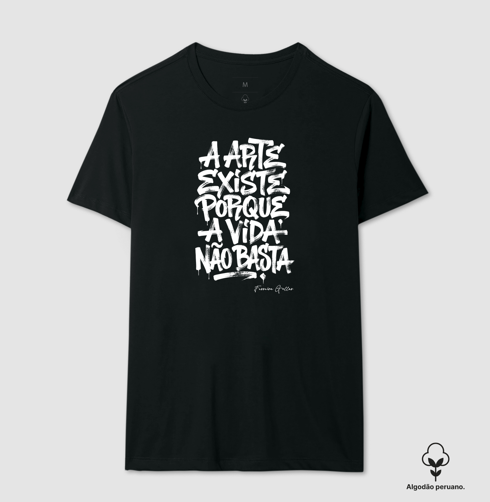 A arte existe porque a vida não basta