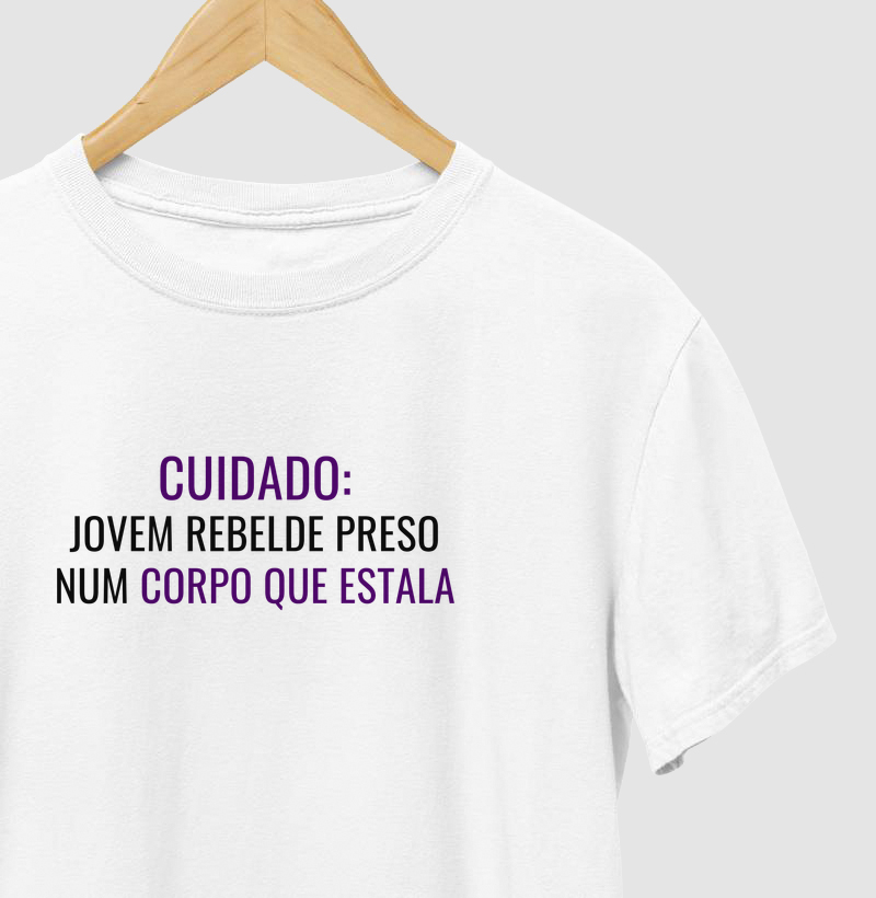 Cuidado: Jovem rebelde preso num corpo que estala