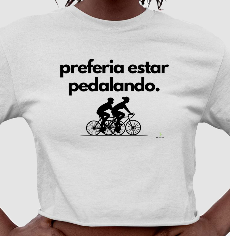 Preferia estar pedalando