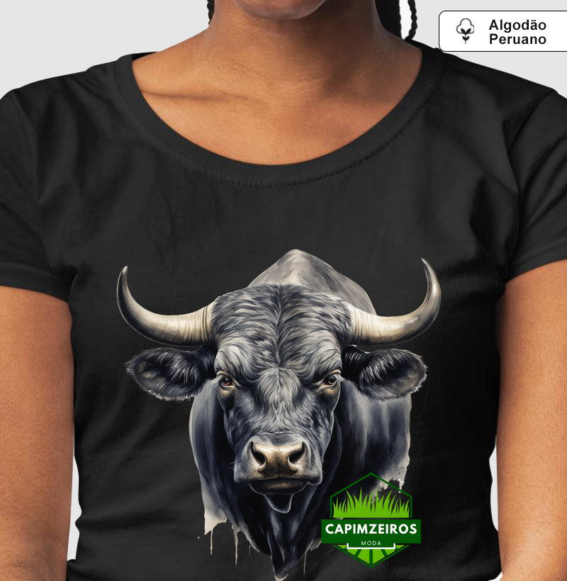 Camiseta Unissex Algodão Peruano Capimzeiros - Touro 9