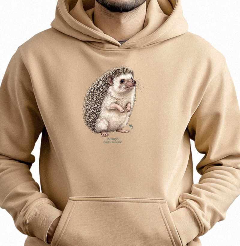 Singulares - Ouriço Pigmeu Africano - Moletom Hoodie