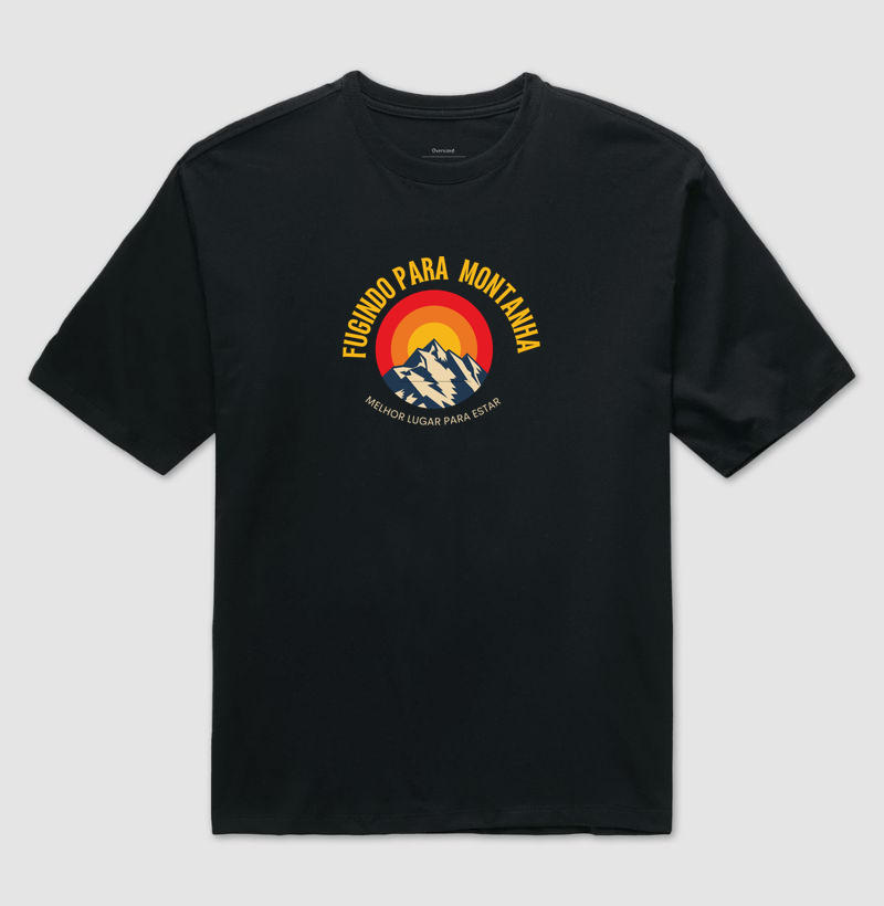 Camiseta Fugindo para Montanha