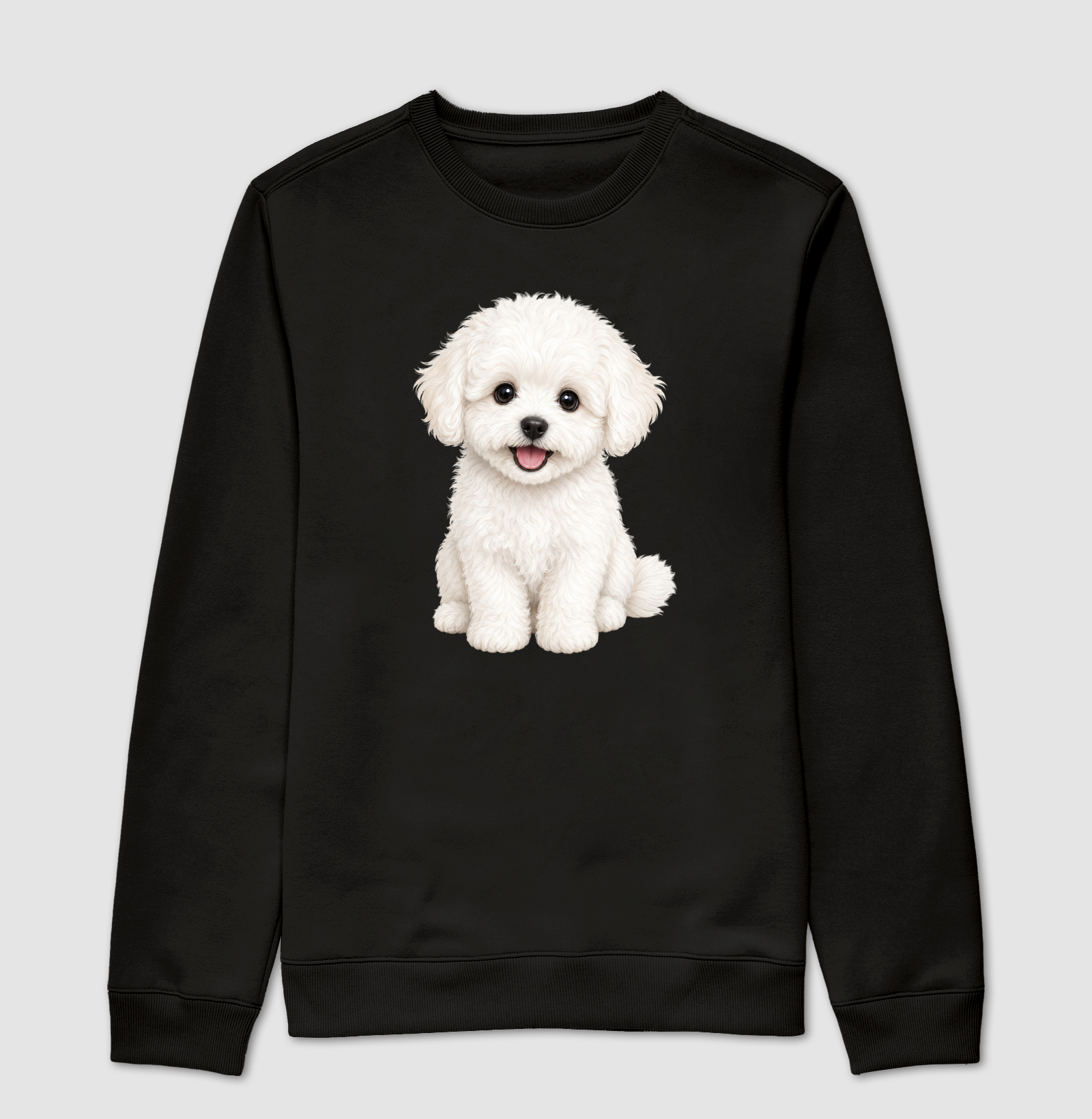 Bichon Bolonhês - Desenho Animado - Suéter Moletom