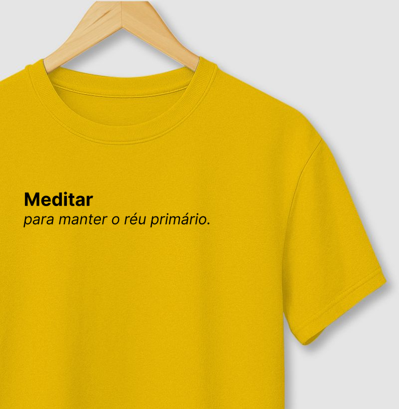 Meditar para manter o réu primário