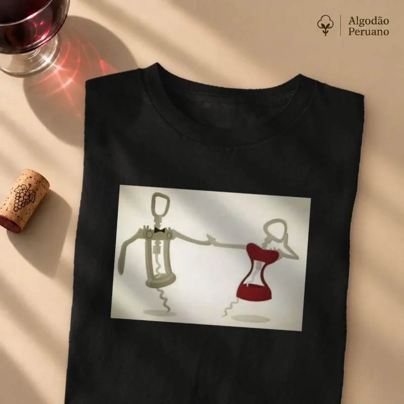 Camiseta Vinho -  Dança dos Saca-Rolhas