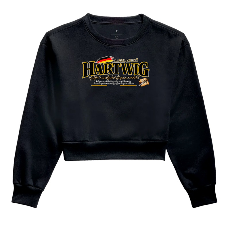 Hartwig  - Cropped Moletom