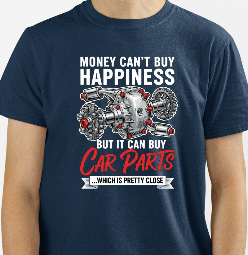 camiseta-garage-motors-kustom-money-cant-buy-happiness-car-parts-mecanica