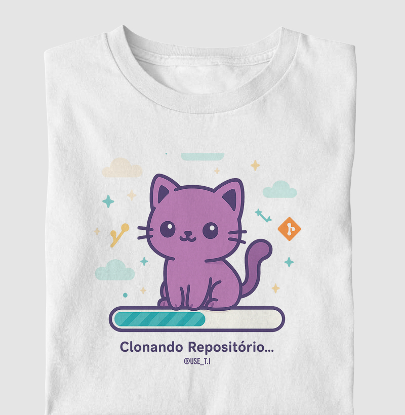 Gatinho "Clonando repositório" T.I