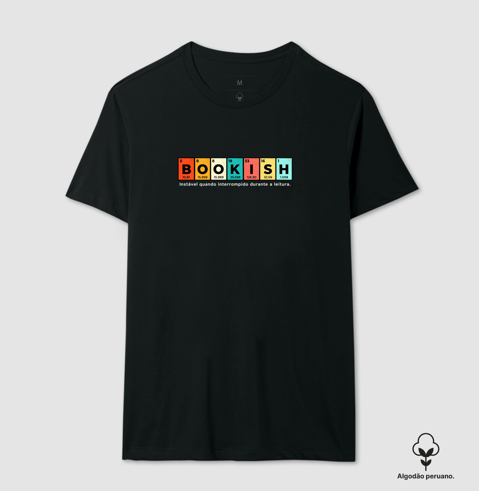 Bookish — Elemento Leitor - Camiseta Algodão Peruano
