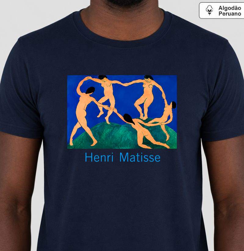 Camiseta Henri Matisse A Dança Algodão Peruano
