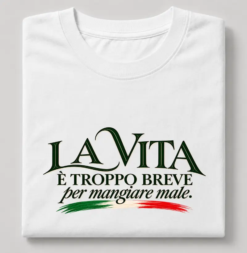 La Vita È Breve - Camiseta