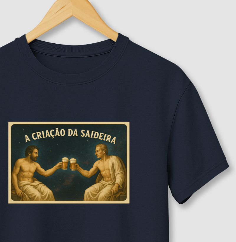 Camiseta - Saideira Retro criação da saideira