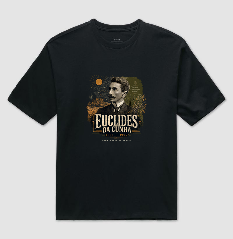 Camiseta Euclides da Cunha - Pensadores do Brasil