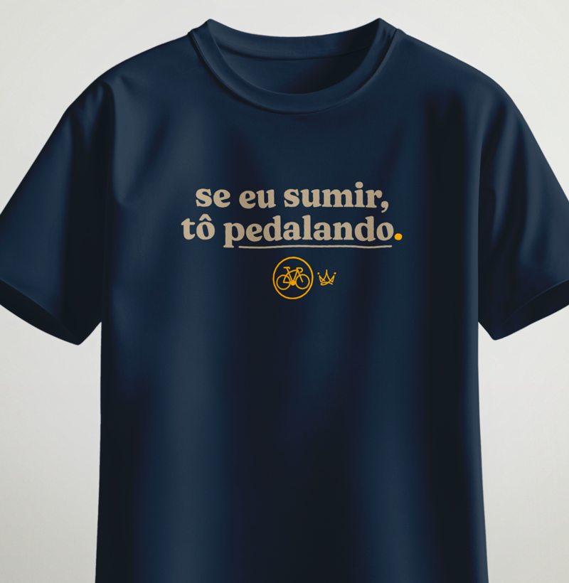 Se eu sumir, tô pedalando