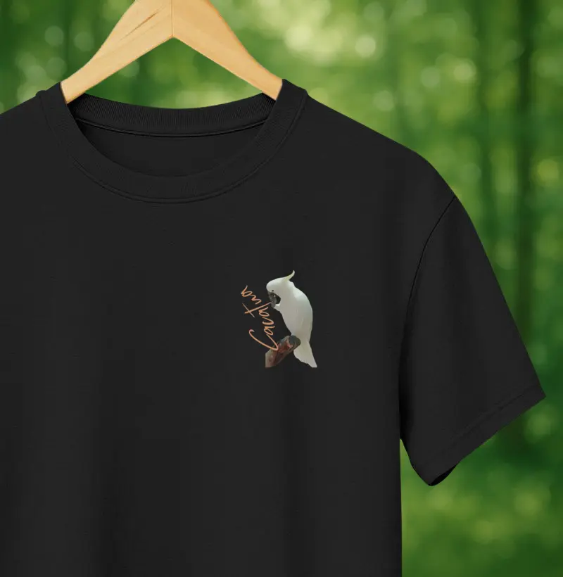 Camiseta Cacatua - Minimalista