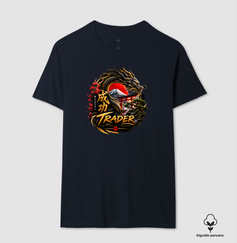 O Caminho do Dragão - Camiseta Algodão Peruano