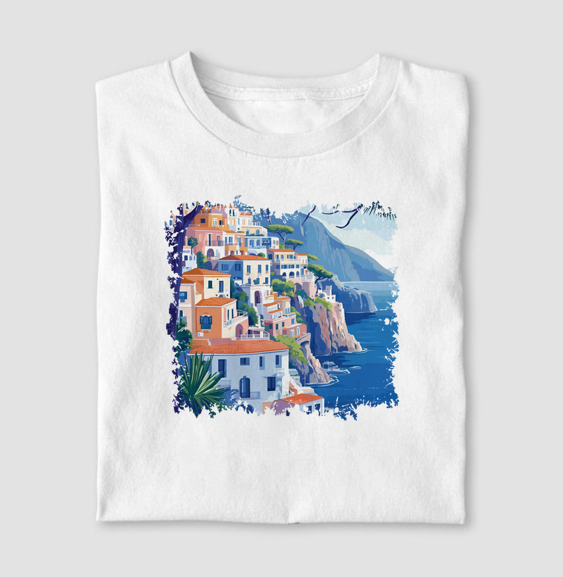 Camiseta Paisagem Costa Amalfitana 365