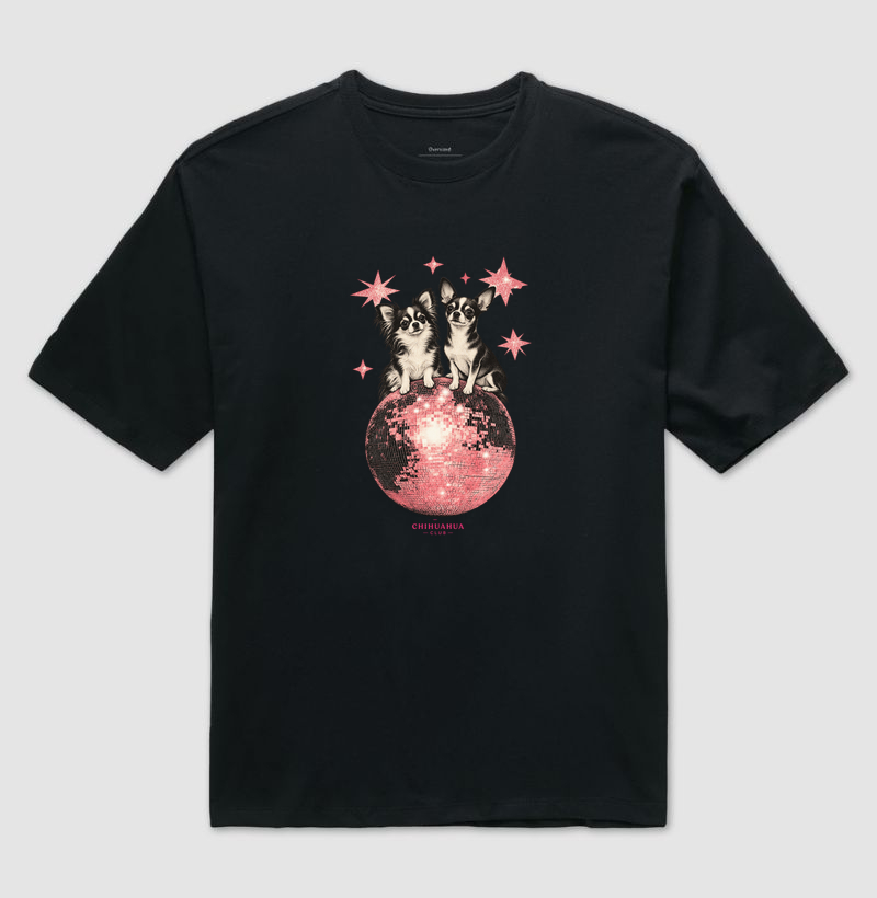 Discoteca  - Camiseta Oversized