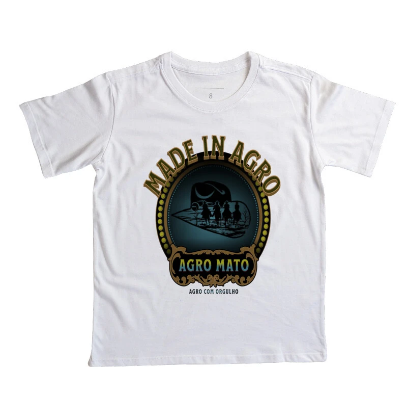 Camiseta Infantil Made In Agro
