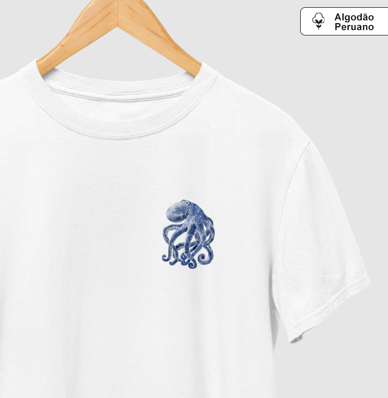 Oceano Creative - Polvo Camiseta Algodão Peruano