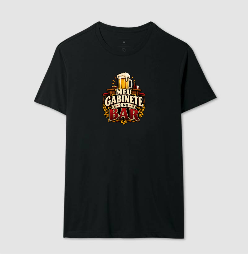 Camiseta Meu Gabinete é no Bar 