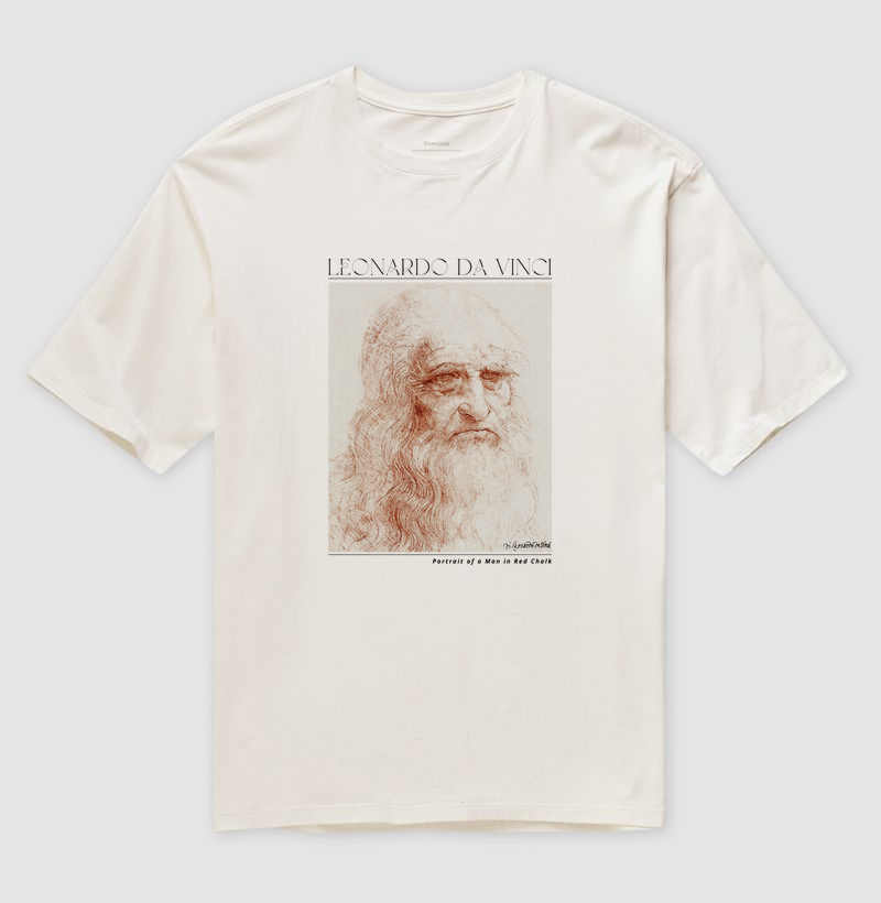 Portrait of a Man in Red Chalk - Leonardo da Vinci 