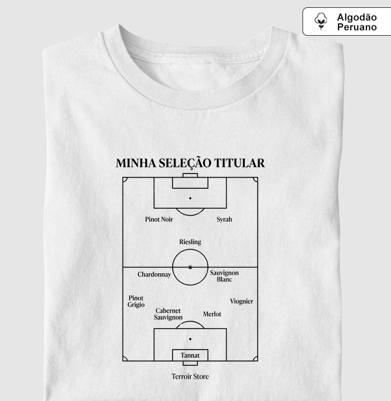 Camiseta Vinho - Seleção Titular