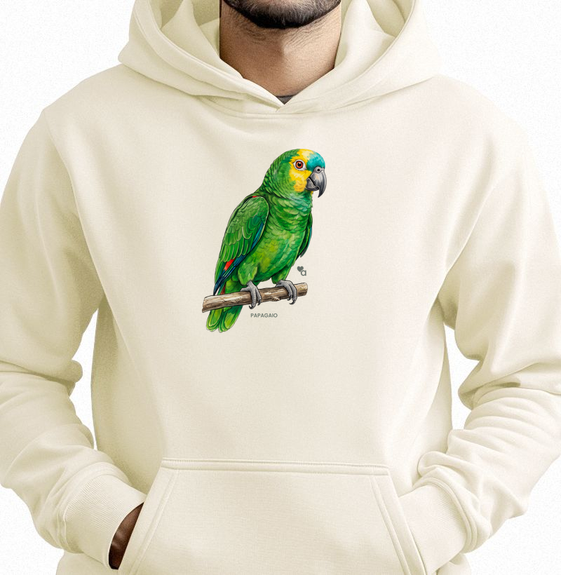 Aves - Papagaio - Moletom Hoodie