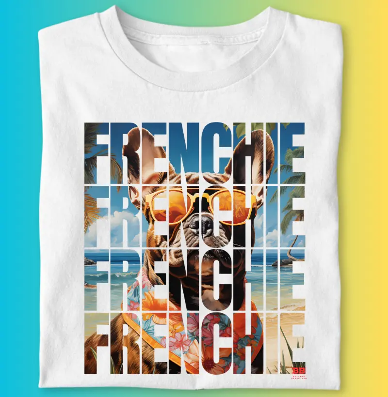 Camiseta Bulldog Frances "x4"