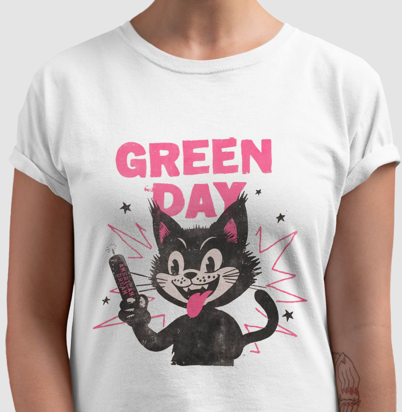 A058 - Green Day Cat