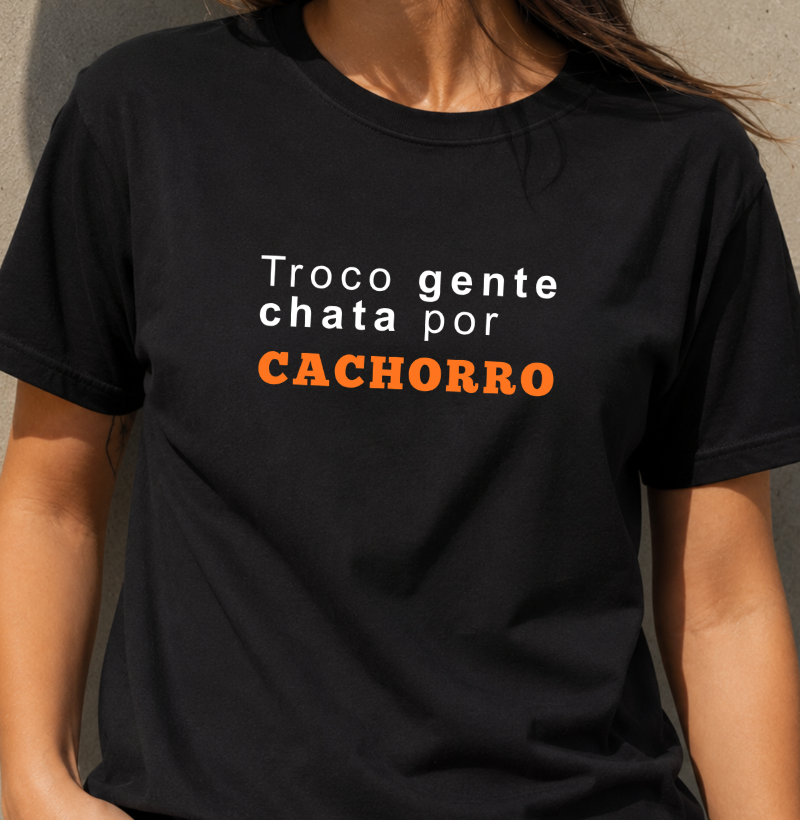 Troco gente chata por cachorro