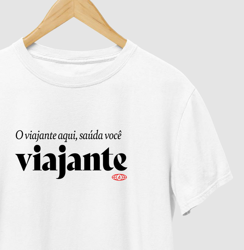 O viajante saúda