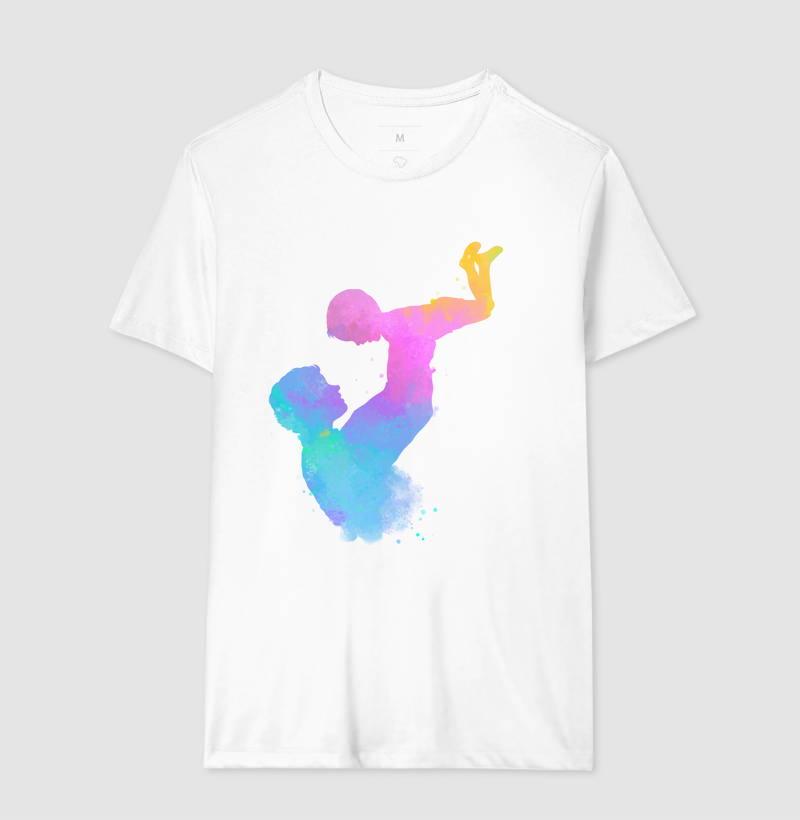 Camiseta Coleção Pai - Pai e Filho Rosa