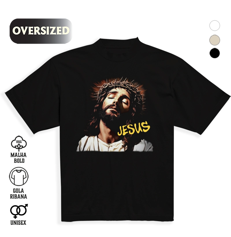 Camiseta Oversized Jesus
