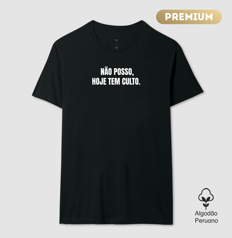 Não posso, hoje tem culto.