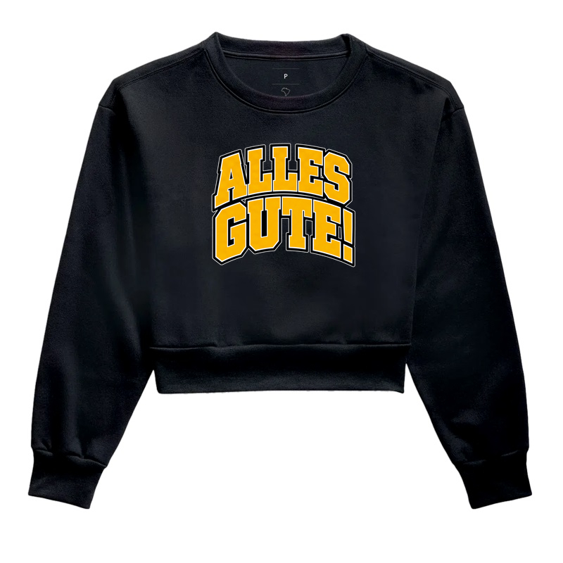 Alles Gute! - Cropped Moletom