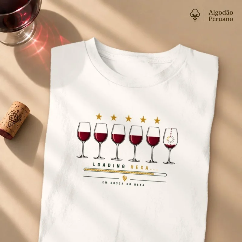 Camiseta Vinho - Loading Hexa