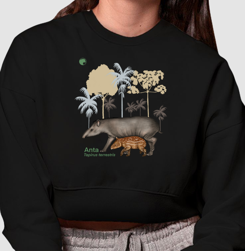 Moletom Cropped Anta