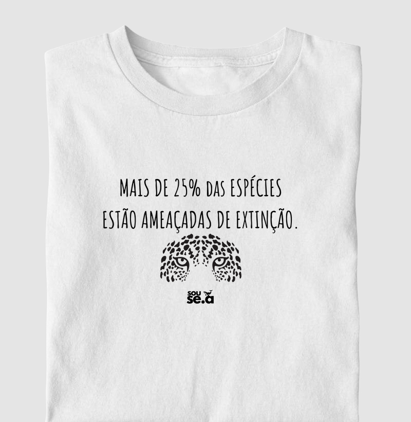 Mais de 25% de espécies ameaçadas 