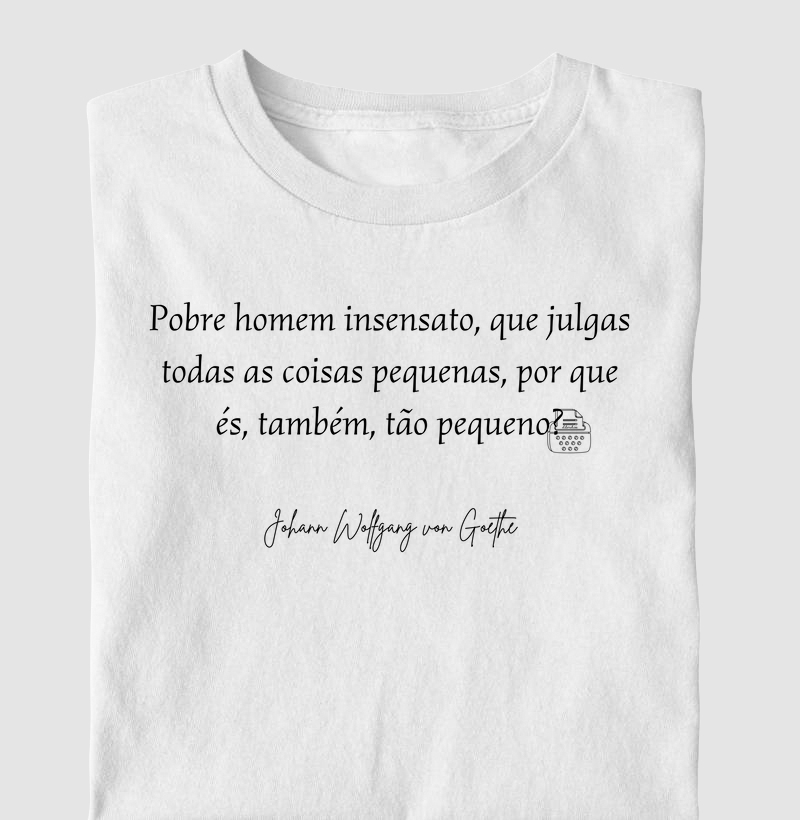 Pobre homem insensato - Johann Wolfgang von Goethe