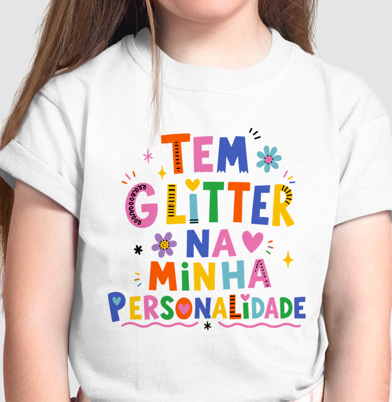 Glitter on