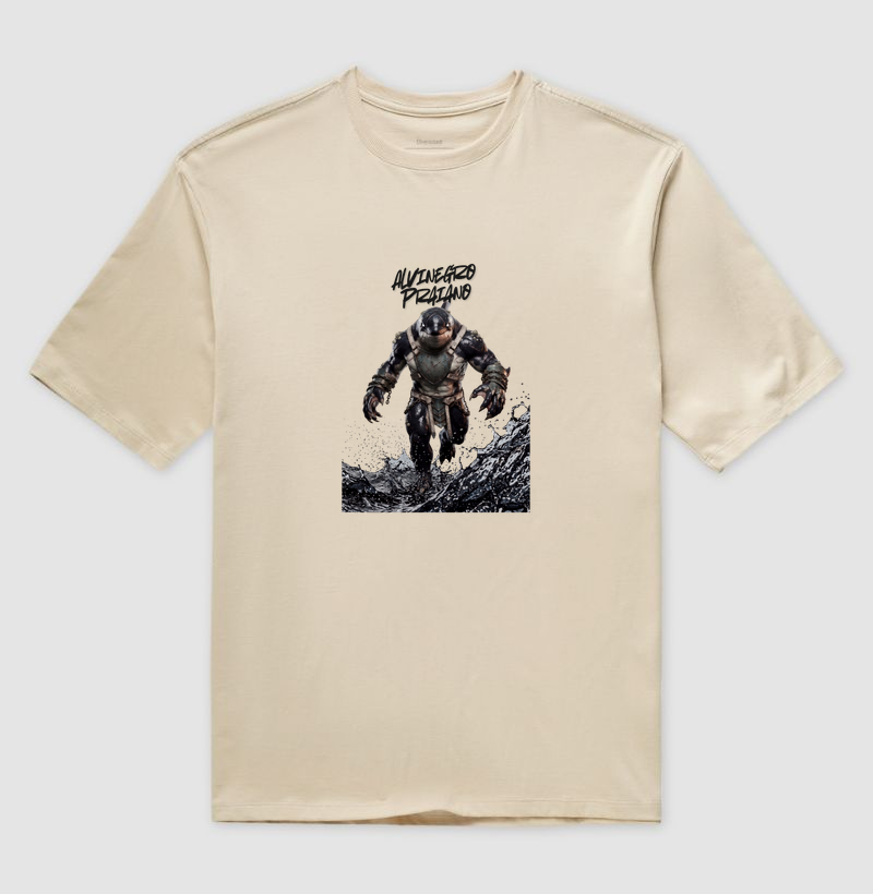 Camiseta Oversized Santos - Alvinegro Praia