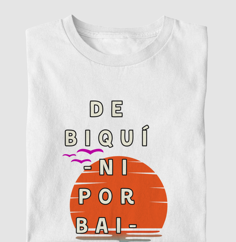 Camiseta de Biquíni por Baixo