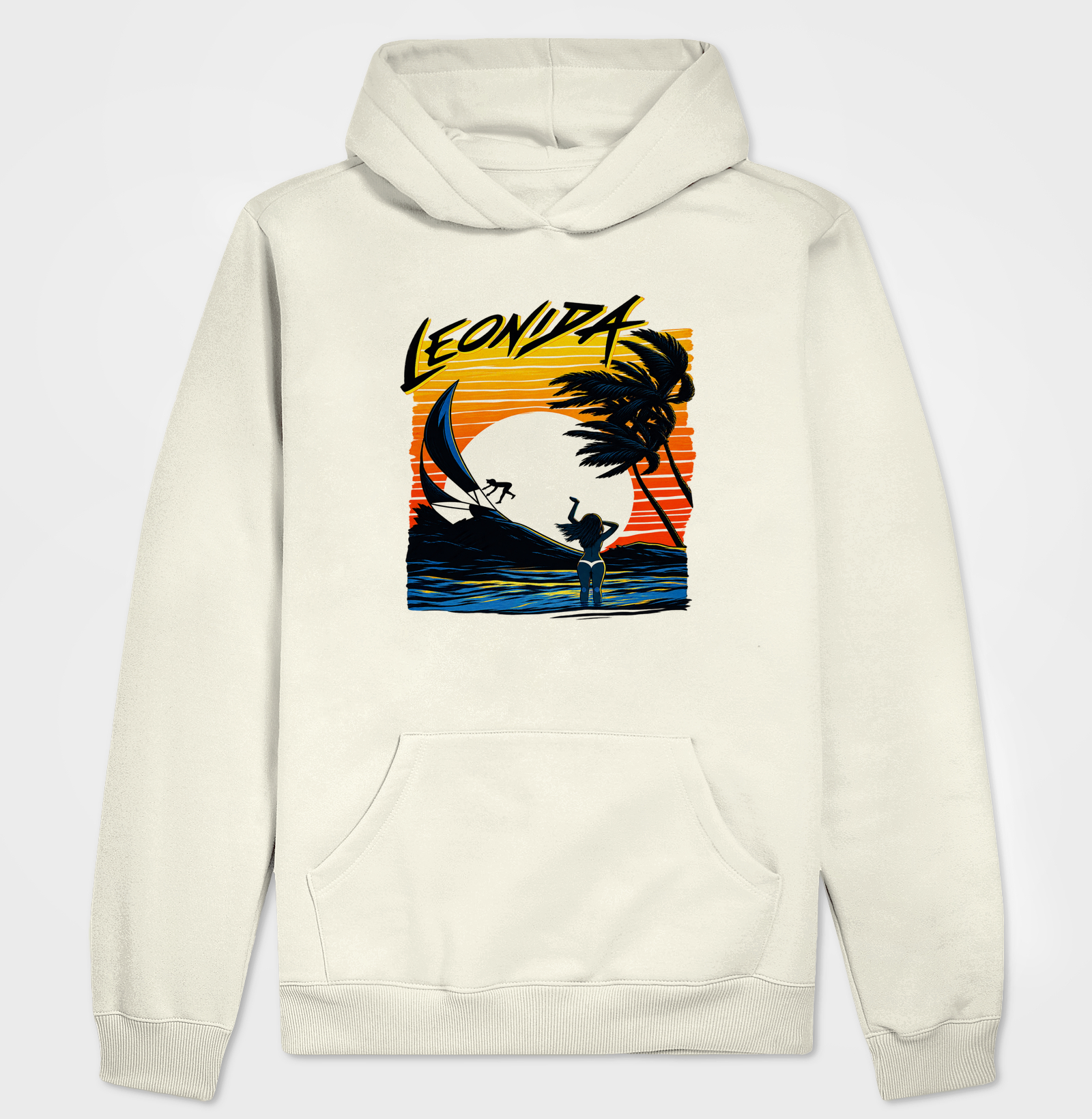 Hoodie Moletom Jason (GTA 6) retrô "Sunset Beach" de Leonida - Hoodie Moletom