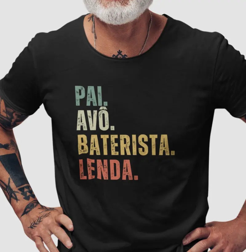 Pai. Avô. Baterista. Lenda.