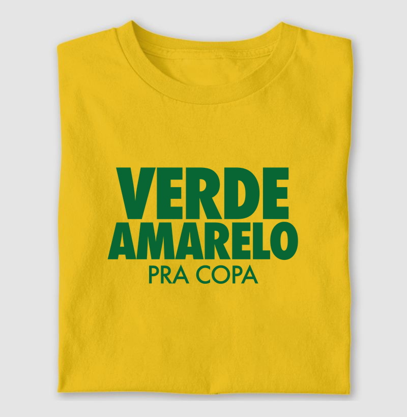 Verde amarelo pra copa