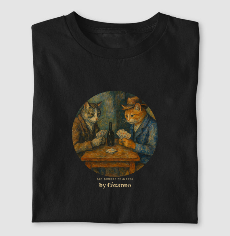 Jogadores de Cartas Felinos
