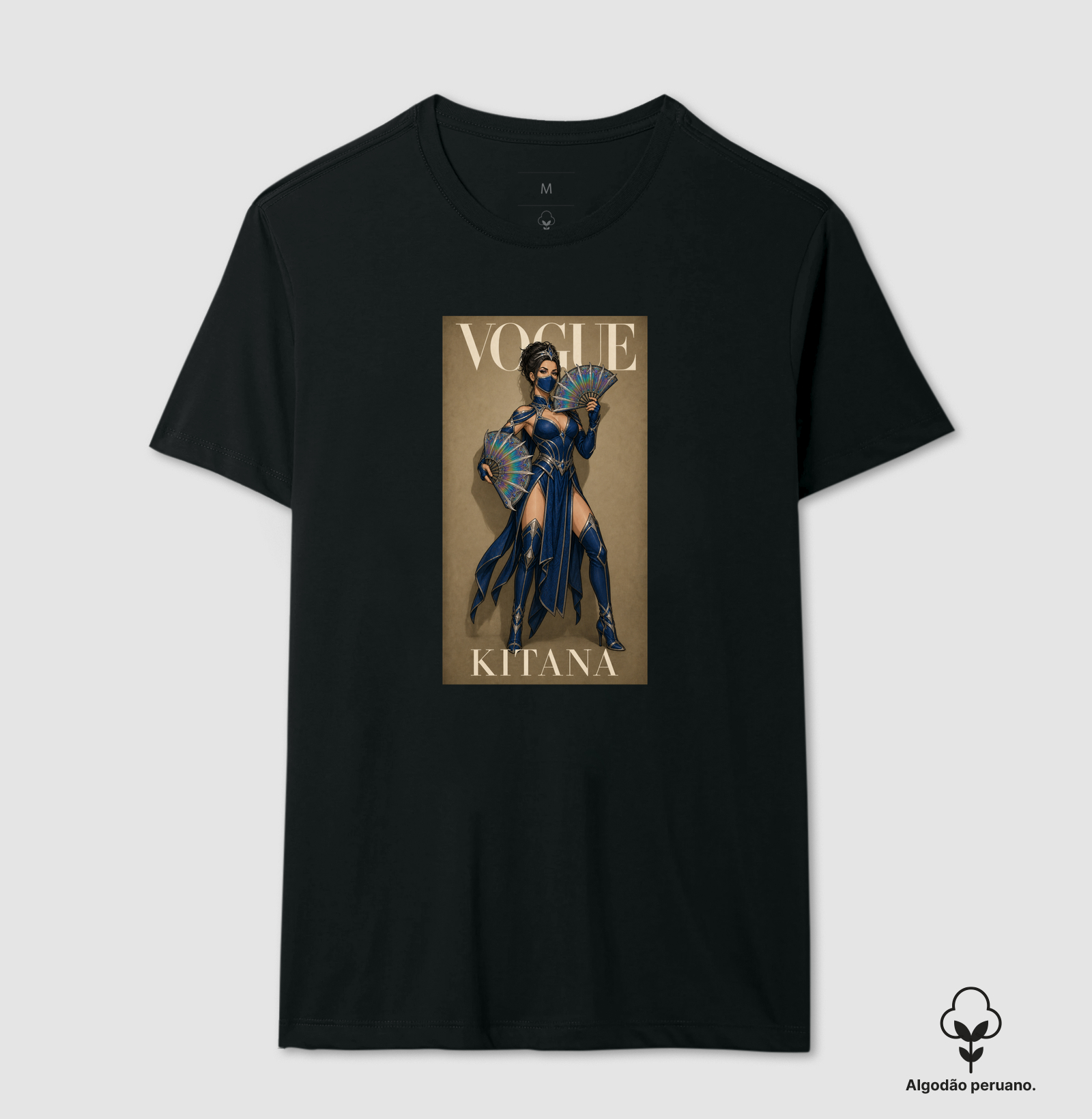 Vogue Kitana | Coleção Ô Bicha - Camiseta Algodão Peruano